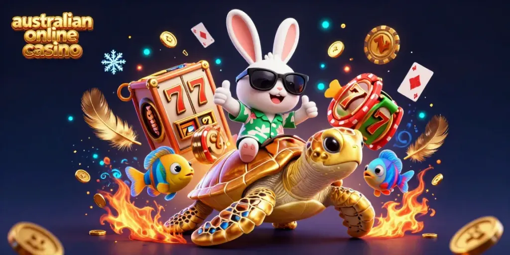 Spin the reels with our adorable lucky rabbit in the best australian online casino adventure.