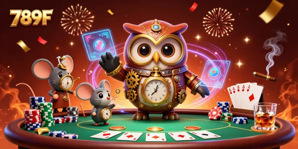 Experience thrilling gameplay at 789F with a dynamic casino atmosphere featuring poker action.