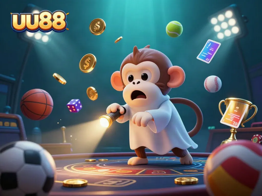 Experience thrilling gambling action with uu88 in this vivid casino scene featuring dynamic characters.