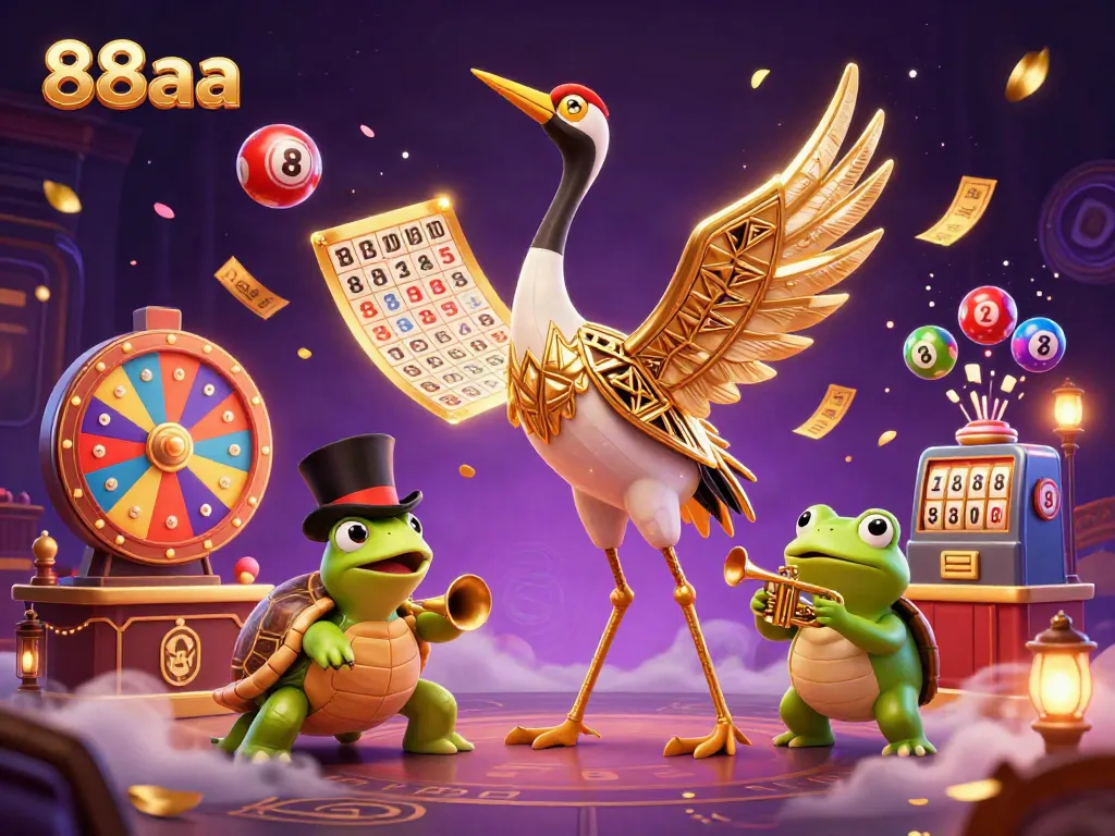 Experience vibrant gaming action with 88aa at a speakeasy bar featuring lively characters and elements.