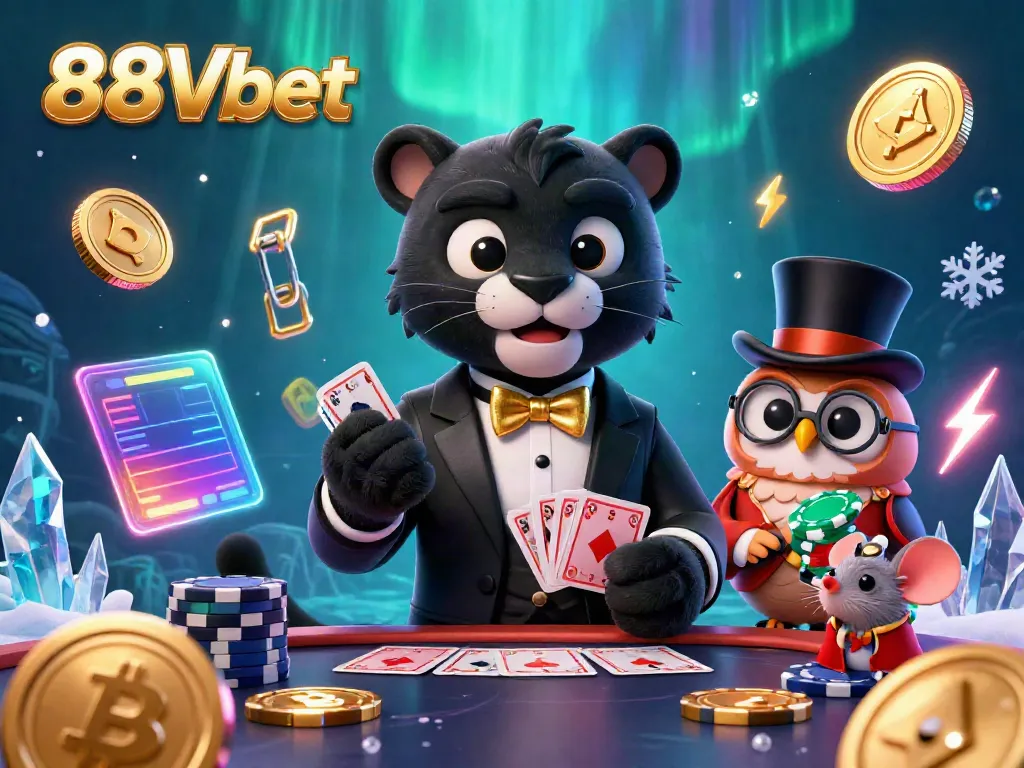 Engage with 88Vbet by exploring stylish gaming with a panther dealer and vibrant characters