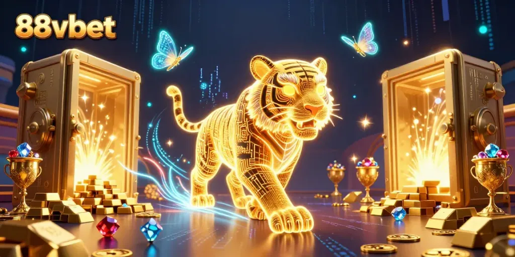 Experience the thrill of 88vbet in a vibrant digital casino landscape with treasure and excitement.